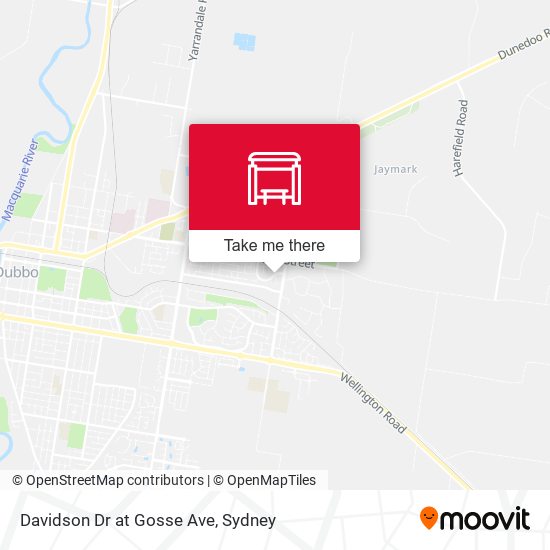 Davidson Dr at Gosse Ave map