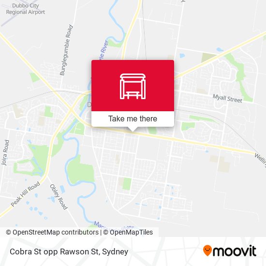 Cobra St opp Rawson St map