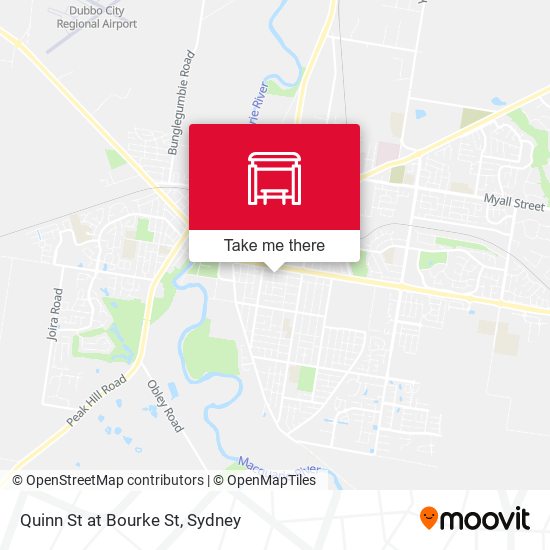Quinn St at Bourke St map