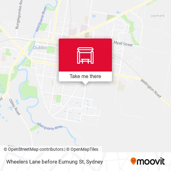 Wheelers Lane before Eumung St map