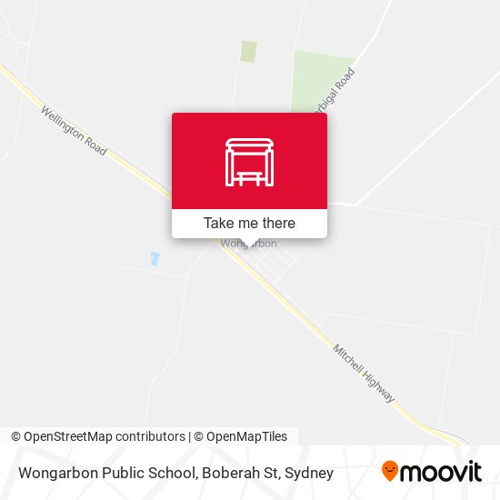 Wongarbon Public School, Boberah St map
