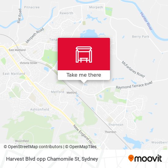 Harvest Blvd opp Chamomile St map