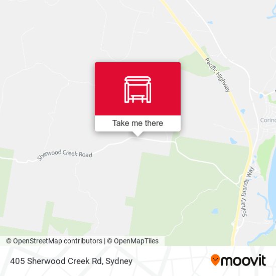 405 Sherwood Creek Rd map