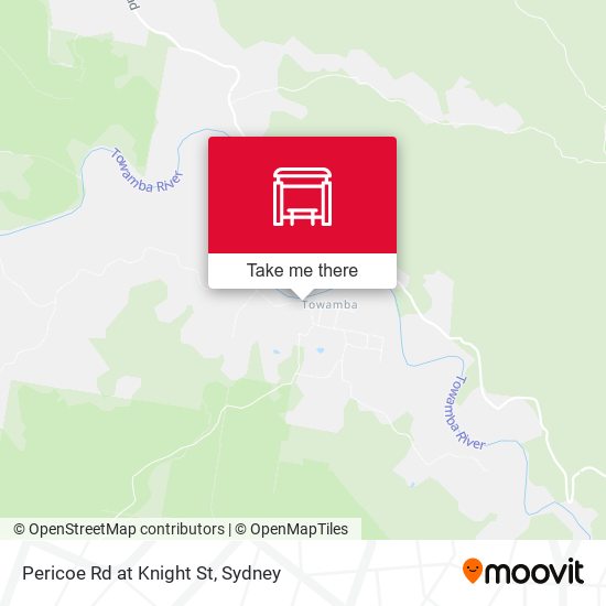 Pericoe Rd at Knight St map