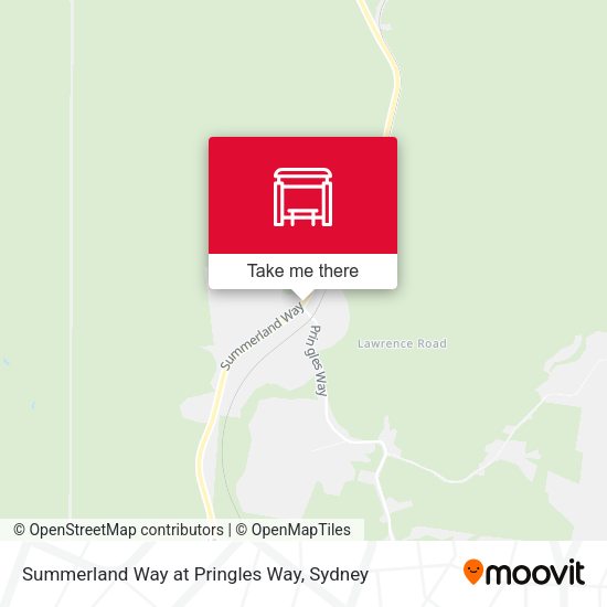 Summerland Way at Pringles Way map