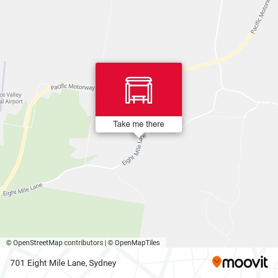 701 Eight Mile Lane map
