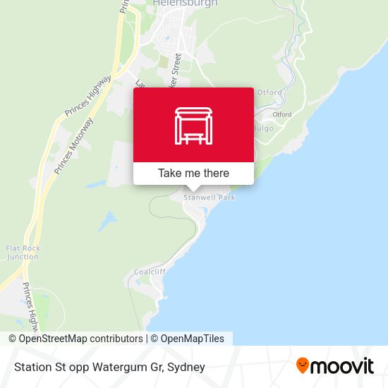 Station St opp Watergum Gr map