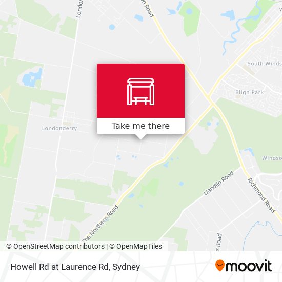 Howell Rd at Laurence Rd map