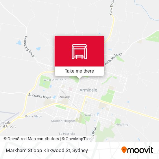 Markham St opp Kirkwood St map