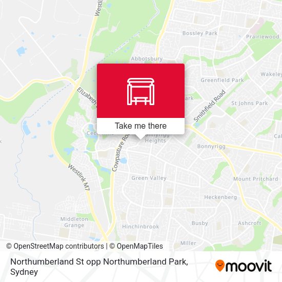 Northumberland St opp Northumberland Park map
