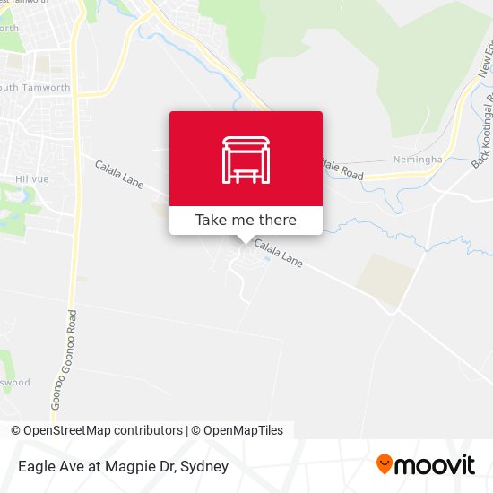 Eagle Ave at Magpie Dr map