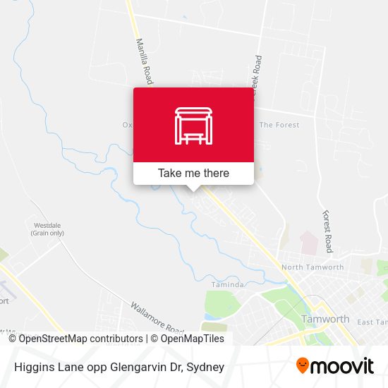 Higgins Lane opp Glengarvin Dr map