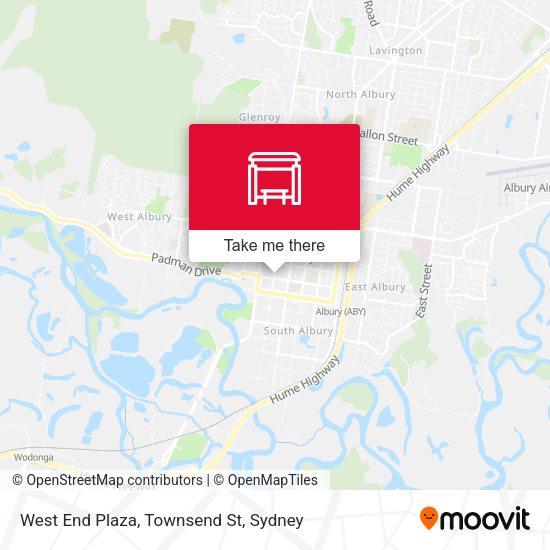 West End Plaza, Townsend St map