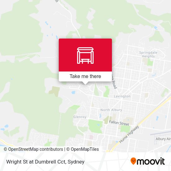 Wright St at Dumbrell Cct map