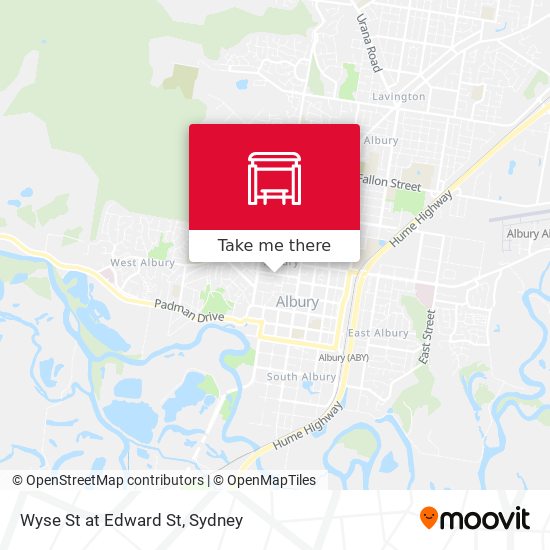 Wyse St at Edward St map