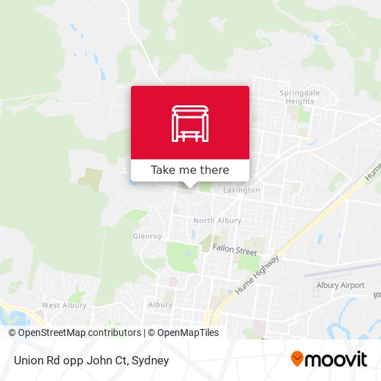 Union Rd opp John Ct map