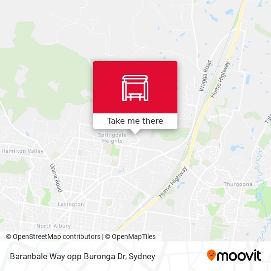 Baranbale Way opp Buronga Dr map