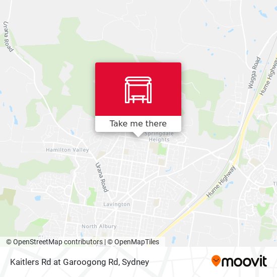 Kaitlers Rd at Garoogong Rd map