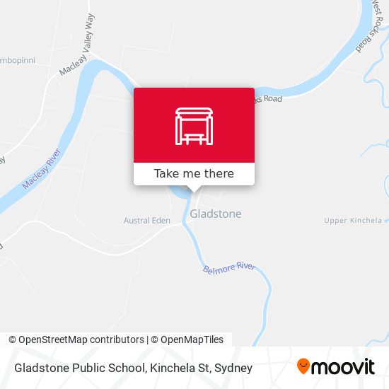 Gladstone Public School, Kinchela St map