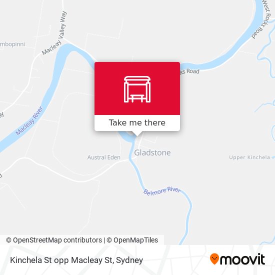 Kinchela St opp Macleay St map