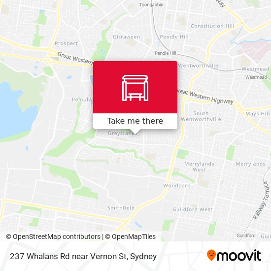 237 Whalans Rd near Vernon St map