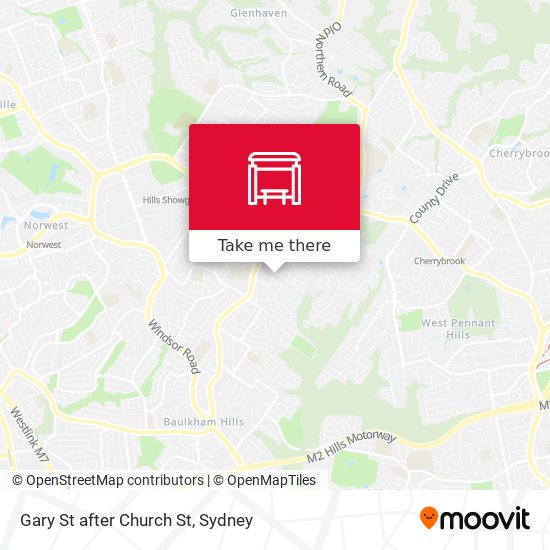 Gary St after Church St map