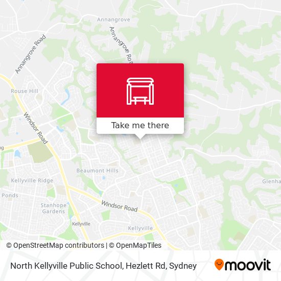 North Kellyville Public School, Hezlett Rd map