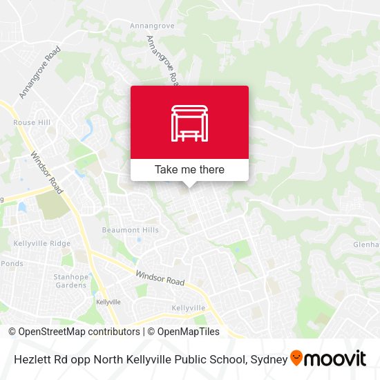 Hezlett Rd opp North Kellyville Public School map