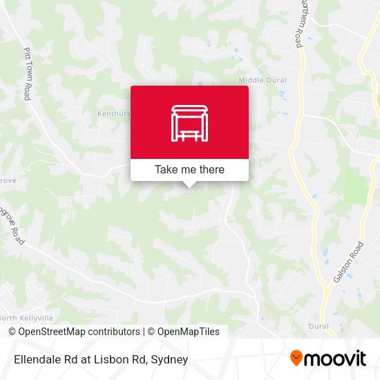 Ellendale Rd at Lisbon Rd map