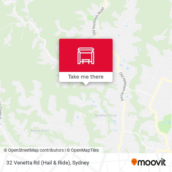 32 Venetta Rd (Hail & Ride) map