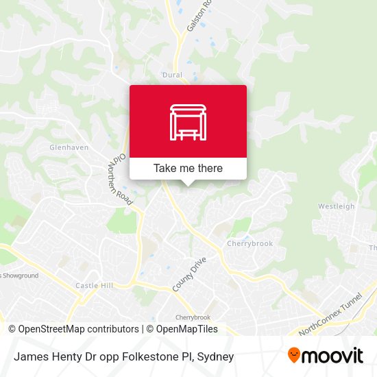 James Henty Dr opp Folkestone Pl map