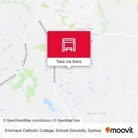 Emmaus Catholic College, School Grounds map