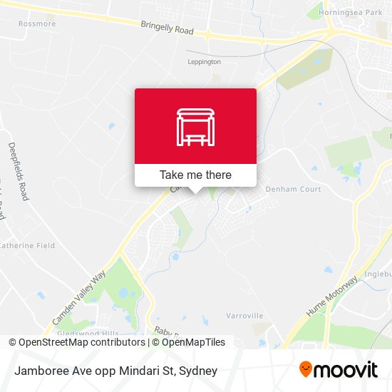 Jamboree Ave opp Mindari St map