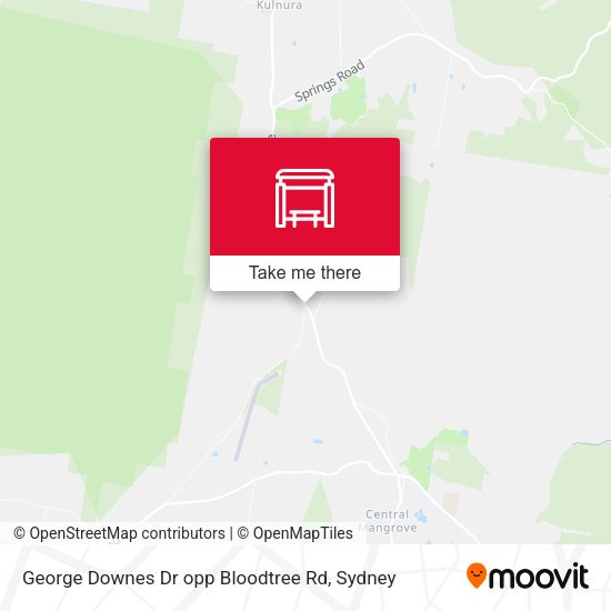 George Downes Dr opp Bloodtree Rd map