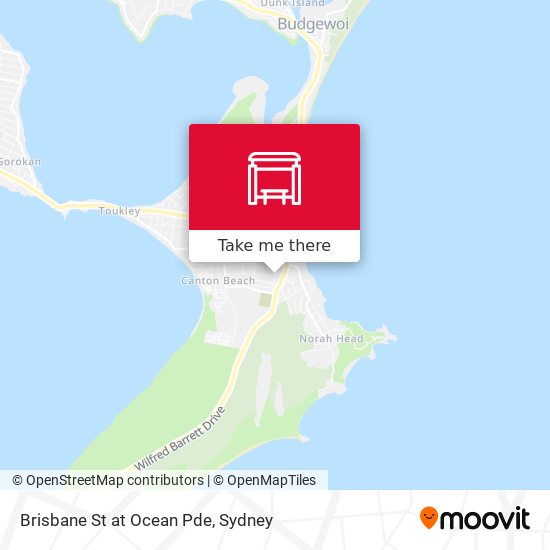 Brisbane St at Ocean Pde map