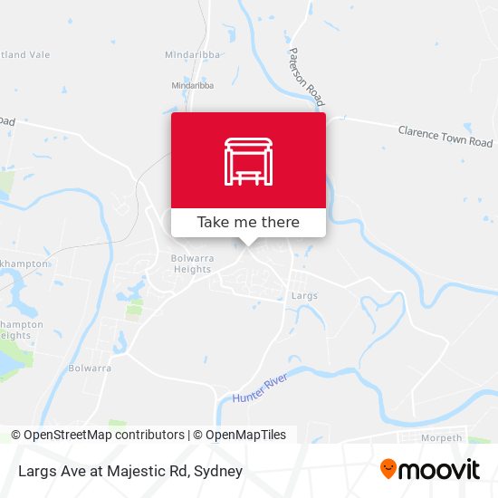 Largs Ave at Majestic Rd map