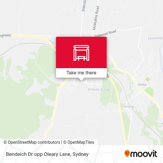 How to get to Bendeich Dr opp Slattery Rd in North Rothbury by Bus or