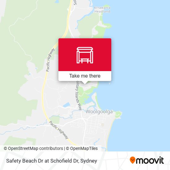 Safety Beach Dr at Schofield Dr map