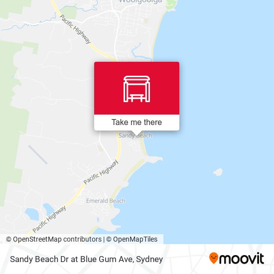 Sandy Beach Dr at Blue Gum Ave map