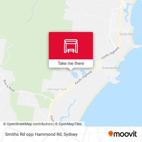 Smiths Rd opp Hammond Rd map