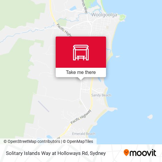 Solitary Islands Way at Holloways Rd map