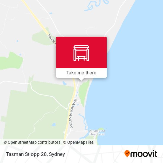 Tasman St opp 28 map