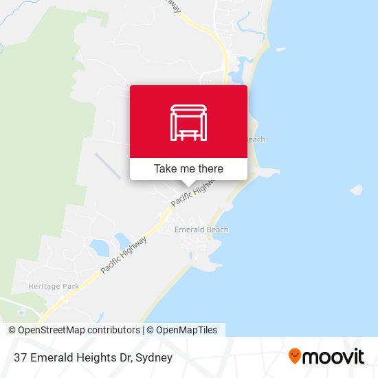 37 Emerald Heights Dr map
