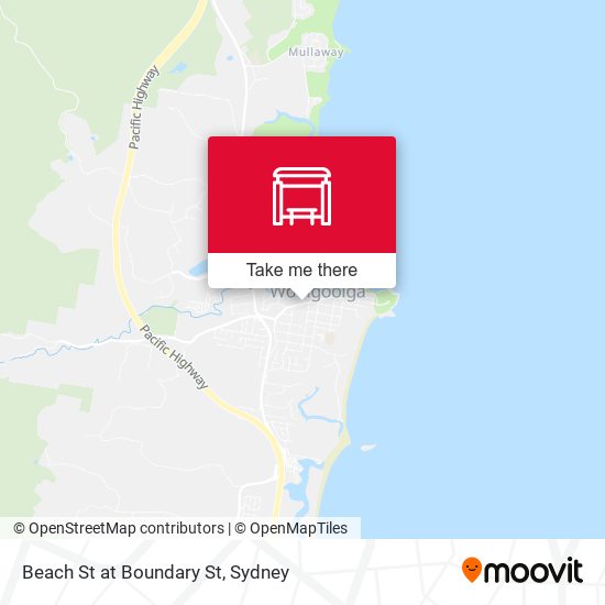 Beach St at Boundary St map