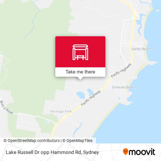 Lake Russell Dr opp Hammond Rd map