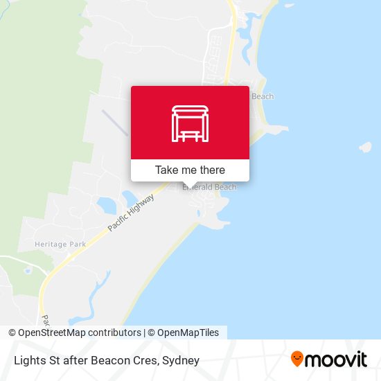Lights St after Beacon Cres map