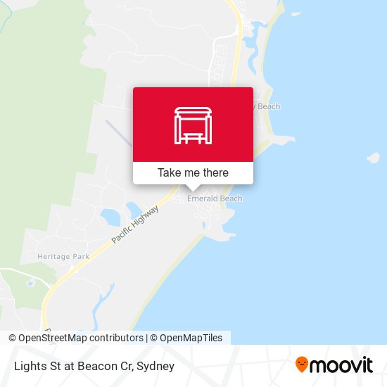 Lights St at Beacon Cr map