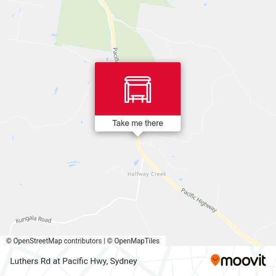 Luthers Rd at Pacific Hwy map