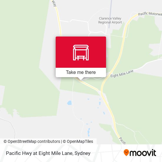 Pacific Hwy at Eight Mile Lane map