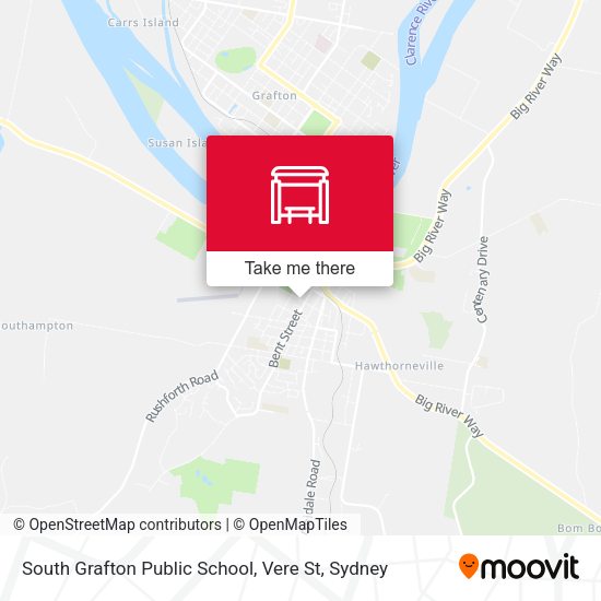 South Grafton Public School, Vere St map